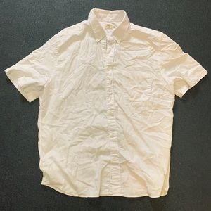 Faherty button up white shirt